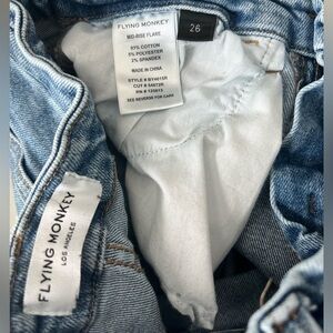 Flying monkey jeans 26 inch waist stretchy